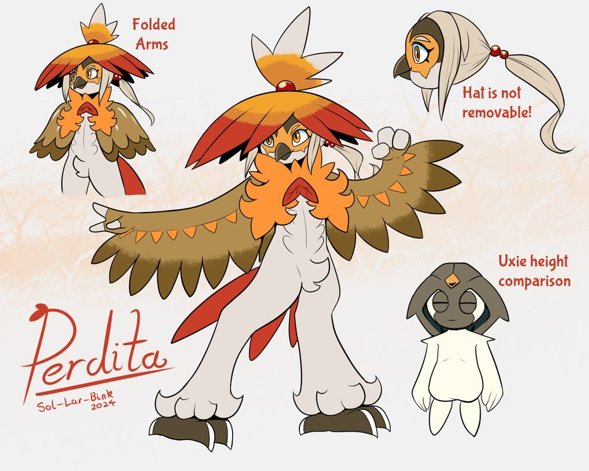 ambiguous_gender anthro beak biped duo eyes_closed feathers feet forehead_gem gem hair mouth_closed name_drop number orange_eyes pose pupils simple_background slit_pupils standing talons text toes white_sclera wings yellow_gem sol-lar-bink nintendo pokemon harry_(latiar) perdita_(latiar) generation_4_pokemon generation_8_pokemon hisuian_decidueye hisuian_form legendary_pokemon pokemon_(species) regional_form_(pokemon) uxie 2024 5:4 artist_name digital_media_(artwork) english_text hi_res