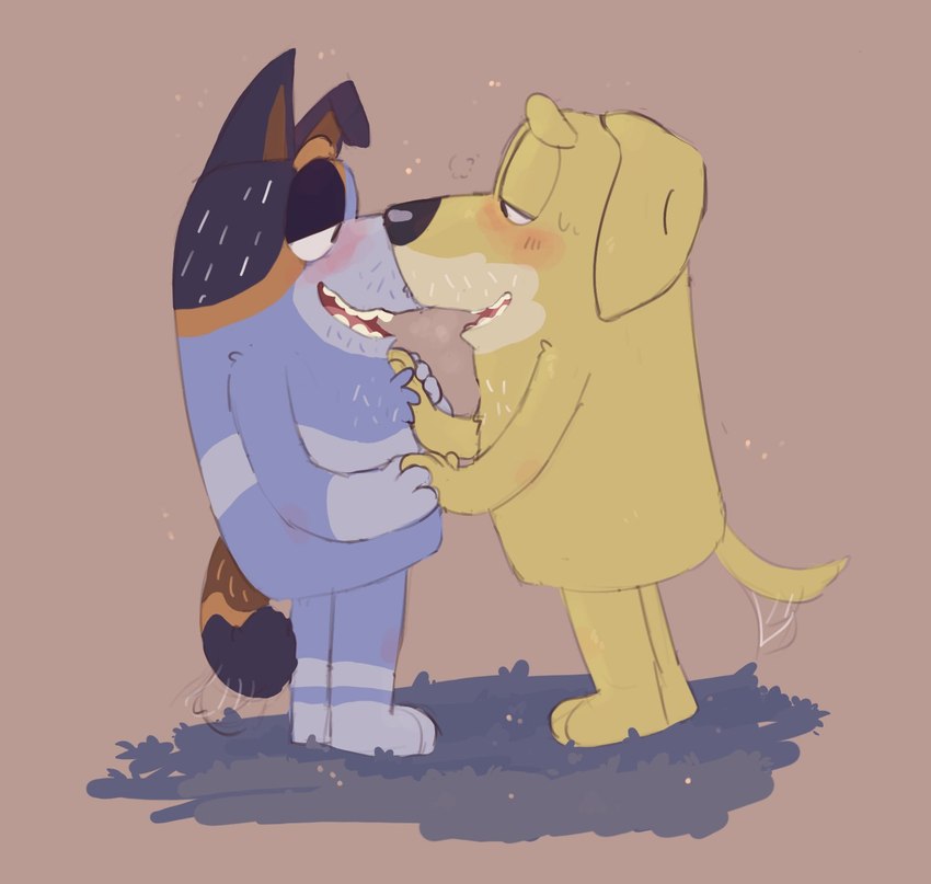 pat and stripe heeler (bluey (series)) created by shaibey