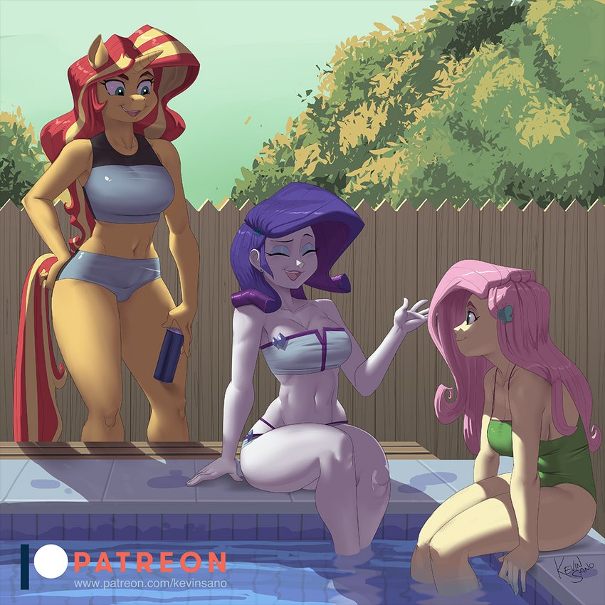 5_fingers accessory anthro anthrofied beverage_can blonde_hair breasts clothed clothing day ear_piercing eyebrows eyelashes eyes_closed eyeshadow female fence fingers green_eyes group hair hair_accessory hairclip horn long_hair makeup midriff multicolored_hair multicolored_tail navel one-piece_swimsuit outside partially_submerged patreon_logo piercing pink_hair plant purple_hair red_hair sitting standing swimming_pool swimwear tail teal_eyes text tree trio two_tone_hair unicorn_horn water yellow_body kevinsano equestria_girls hasbro my_little_pony mythology patreon fluttershy_(eg) rarity_(eg) sunset_shimmer_(eg) equid equine human mammal mythological_creature mythological_equine unicorn 1:1 2023 artist_name digital_media_(artwork) signature url