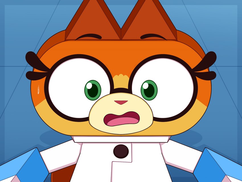 dr. fox and unikitty (the lego movie and etc) created by km-15