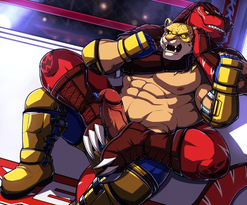 abs barazoku bdsm biceps big_muscles claws clothed clothing competition defeated duo erection feet fingerless_gloves foot_fetish foot_play footjob for_a_head forced from_behind_position genitals gloves hair handwear headlock humanoid_genitalia humanoid_penis luchador male male/male mask muscular muscular_bottom muscular_top open_mouth pecs penile penis rape sex sexual_competition sexual_fight shoejob sports_mask sportswear two-footed_footjob wrestler wrestling wrestling_briefs wrestling_clothing wrestling_mask wrestling_match wrestling_outfit drks king_of_fighters tekken tekken_7 king_(tekken) king_of_dinosaurs animal_head animal_humanoid dinosaur felid humanoid jaguar mammal pantherine prehistoric_species reptile scalie 6:5 absurd_res hi_res
