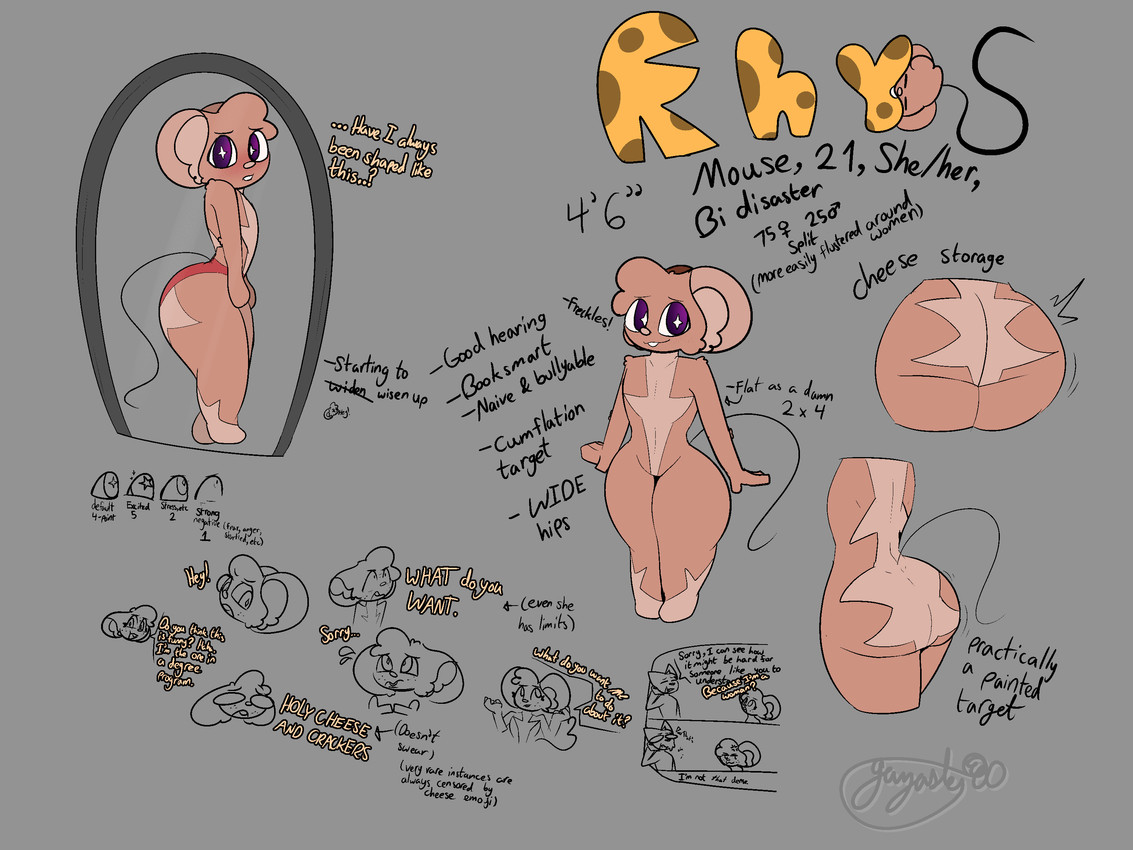 angry annoyed anthro begging big_butt brown_body brown_fur butt cheese clothed clothing dairy_products dialogue expressions female food front_view fur head_tuft looking_at_viewer mirror multiple_poses nude panties panties_only pose purple_eyes rear_view red_clothing red_panties red_underwear short_stack simple_background star_pupils tail text thick_thighs topless tuft underwear underwear_only wide_hips gazaster rhys_(gazaster) mammal mouse murid murine rodent 2025 4:3 digital_media_(artwork) english_text hi_res model_sheet signature