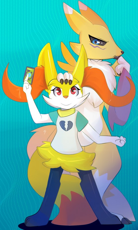 braixen vesta (bandai namco and etc) created by kitsunekotaro