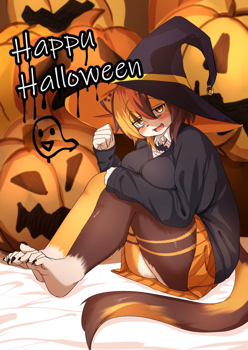 nekotsuki kohime (halloween) created by kagarimachi ame