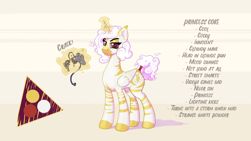 princess coke (my little pony and etc) created by cocaine (artist)