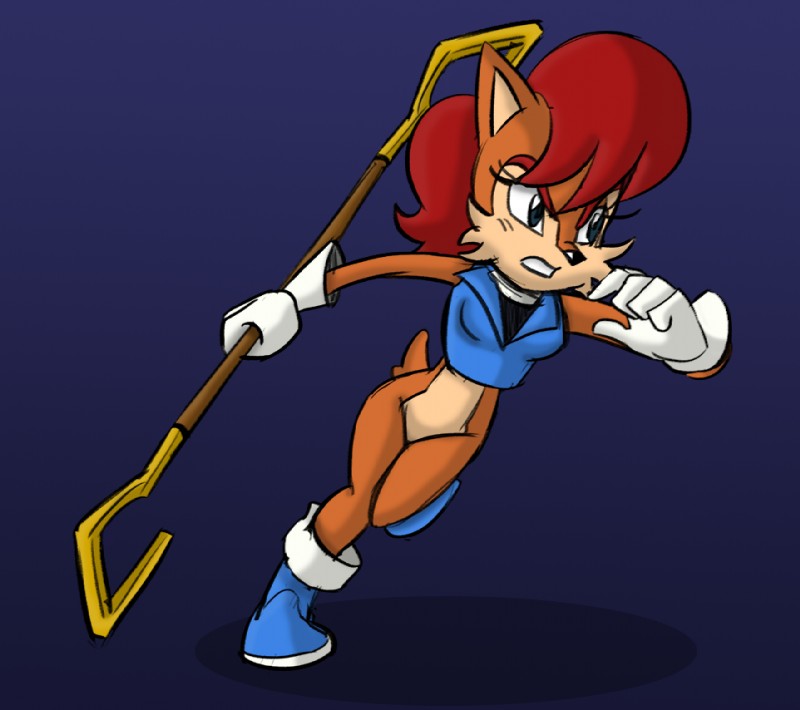 sally acorn (sony interactive entertainment and etc) created by chauvels and gameboysage