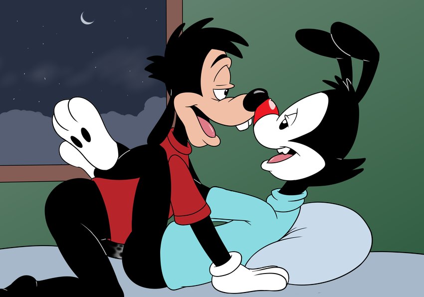 max goof and yakko warner (warner brothers and etc) created by magzol