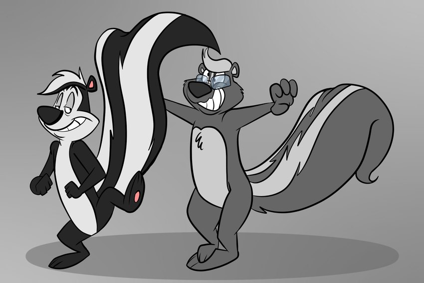 pepe le pew and ray rhythmus (warner brothers and etc) created by unknown artist