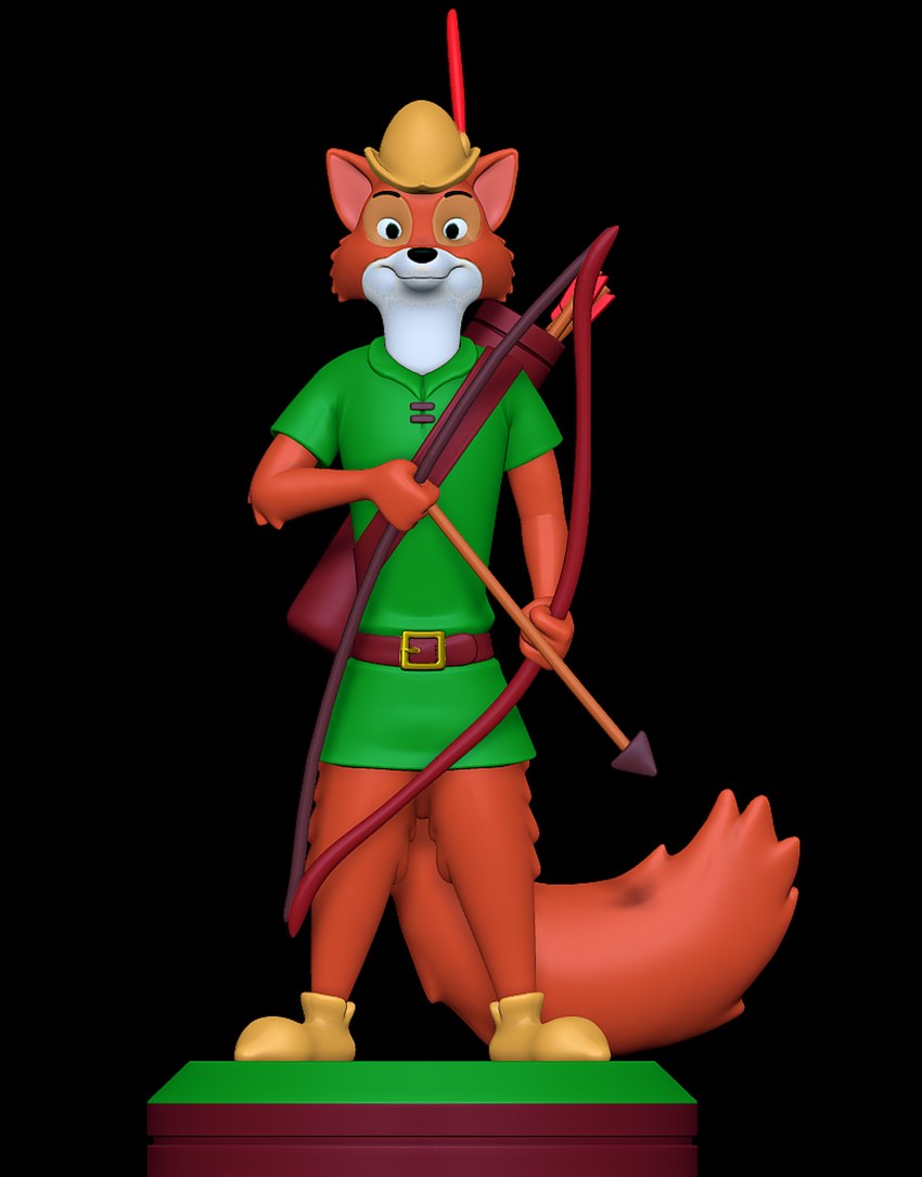 robin hood (robin hood (disney) and etc) created by sillytoys