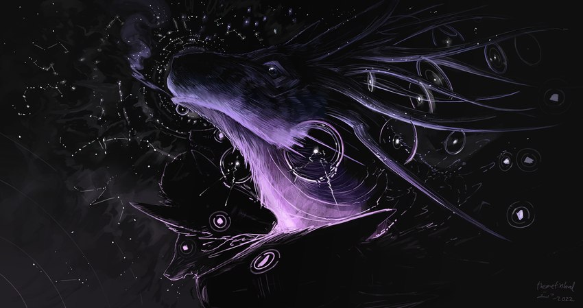 detailed_background fur horn night outside purple_body purple_fur sky star starry_sky themefinland mythology dragon furred_dragon furred_scalie mythological_creature mythological_scalie scalie 2022 digital_media_(artwork) hi_res