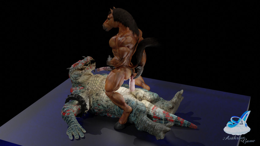 anthro duo feral foreskin genitals glans humanoid_genitalia humanoid_penis male male/male nude penis retracted_foreskin anthrius unity warhammer_(franchise) equid equine horse kroxigor lizardman lizardman_(warhammer) mammal scalie game_(disambiguation) 16:9 3d_(artwork) blender_(artwork) digital_media_(artwork) hi_res widescreen