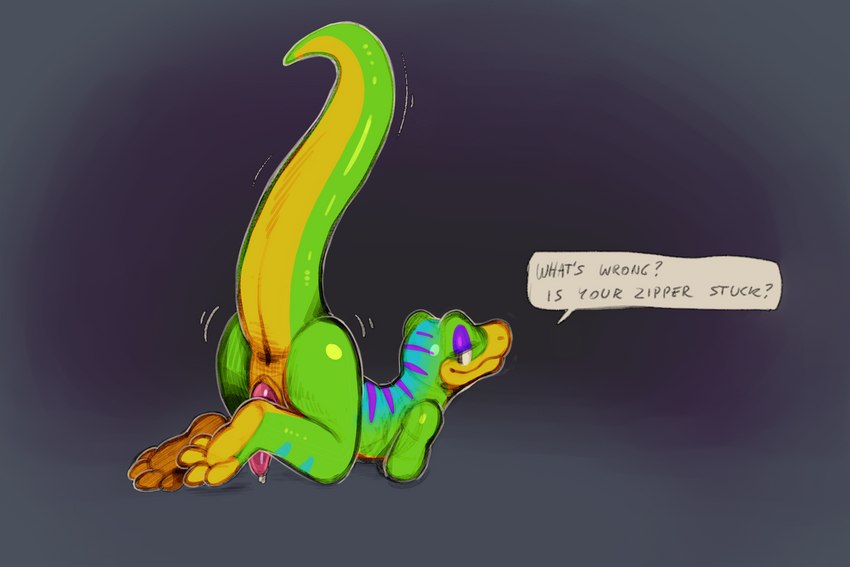 gex the gecko (gex (series)) created by daftpatriot