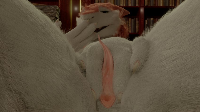 anthro clitoral_hood close-up female fur genitals lying on_back prehensile_clitoral_hood presenting presenting_pussy pussy solo spread_pussy spreading nach sergal_(untied_verbeger) sergal 16:9 3d_(artwork) 4k absurd_res blender_(artwork) digital_media_(artwork) hi_res widescreen