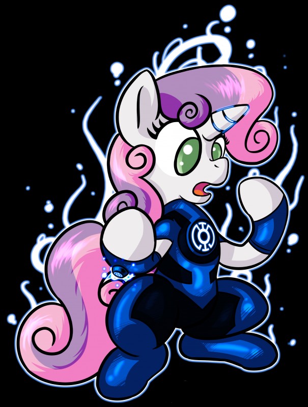 clothing female feral fur green_eyes hair horn multicolored_hair open_mouth ring simple_background smile solo text transparent_background two_tone_hair white_body white_fur cynos-zilla blue_lantern dc_comics friendship_is_magic green_lantern_(series) hasbro my_little_pony mythology sweetie_belle_(mlp) equid equine mammal mythological_creature mythological_equine unicorn 2014 absurd_res alpha_channel crossover english_text hi_res signature