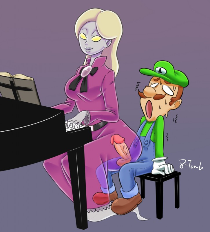 luigi and melody pianissima (luigi's mansion and etc) created by 8-tomb