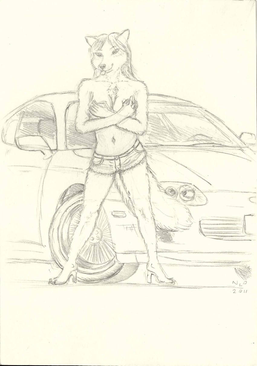 anthro car female solo text vehicle n2o toyota_supra canid canine fox mammal english_text hi_res