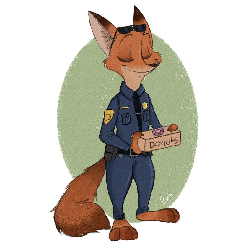 nick wilde (zootopia and etc) created by percibey