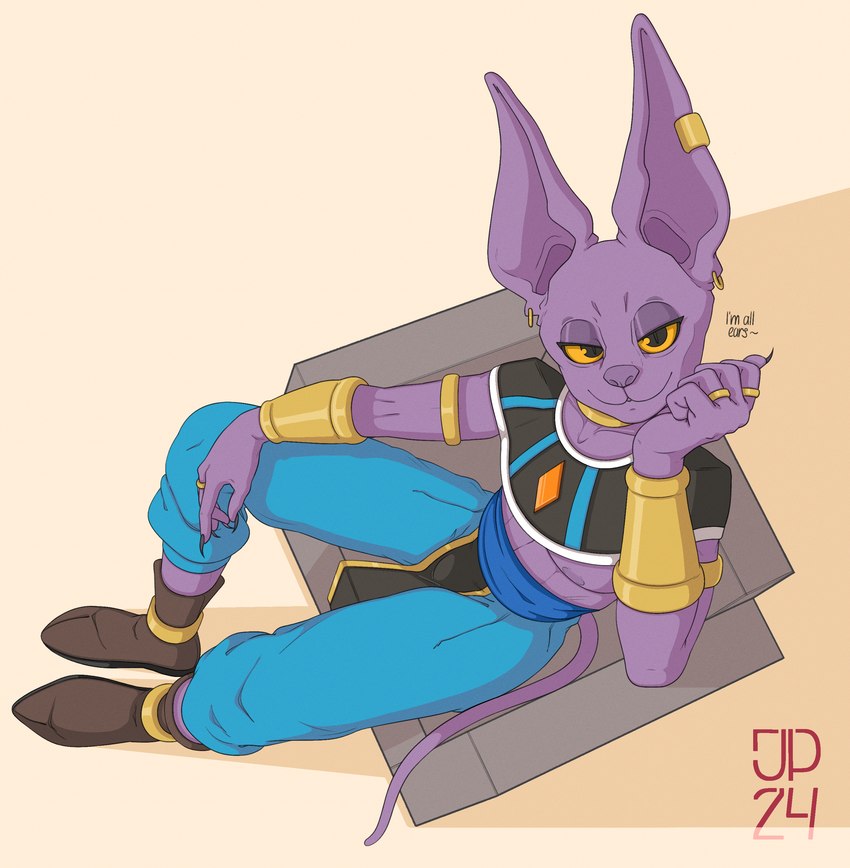 beerus (dragon ball super and etc) created by johnnypescado