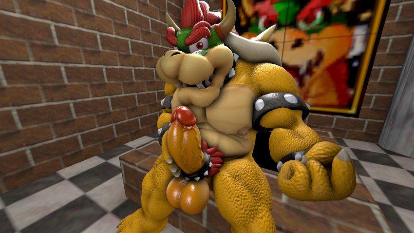 bowser (mario bros and etc) created by klr-rio