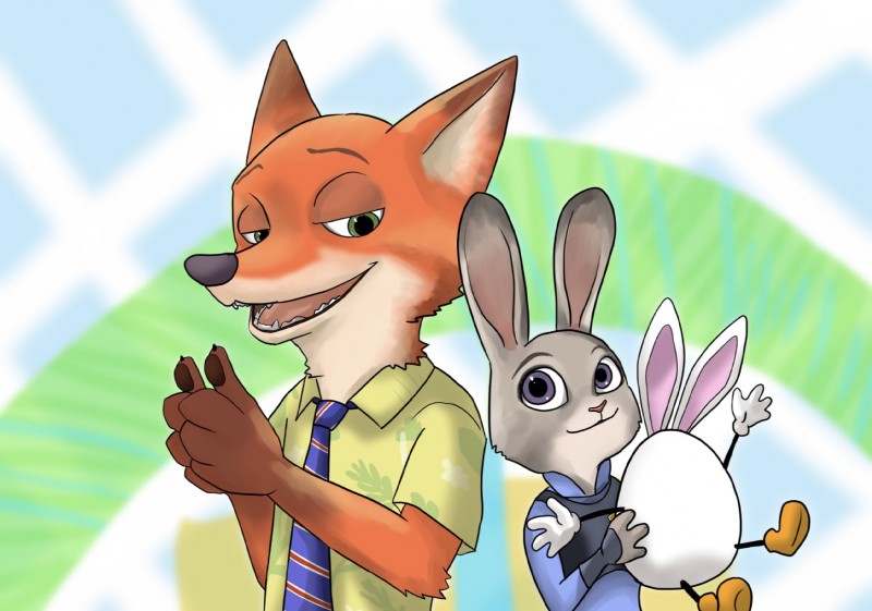 judy hopps and nick wilde (zootopia and etc) created by piberius w