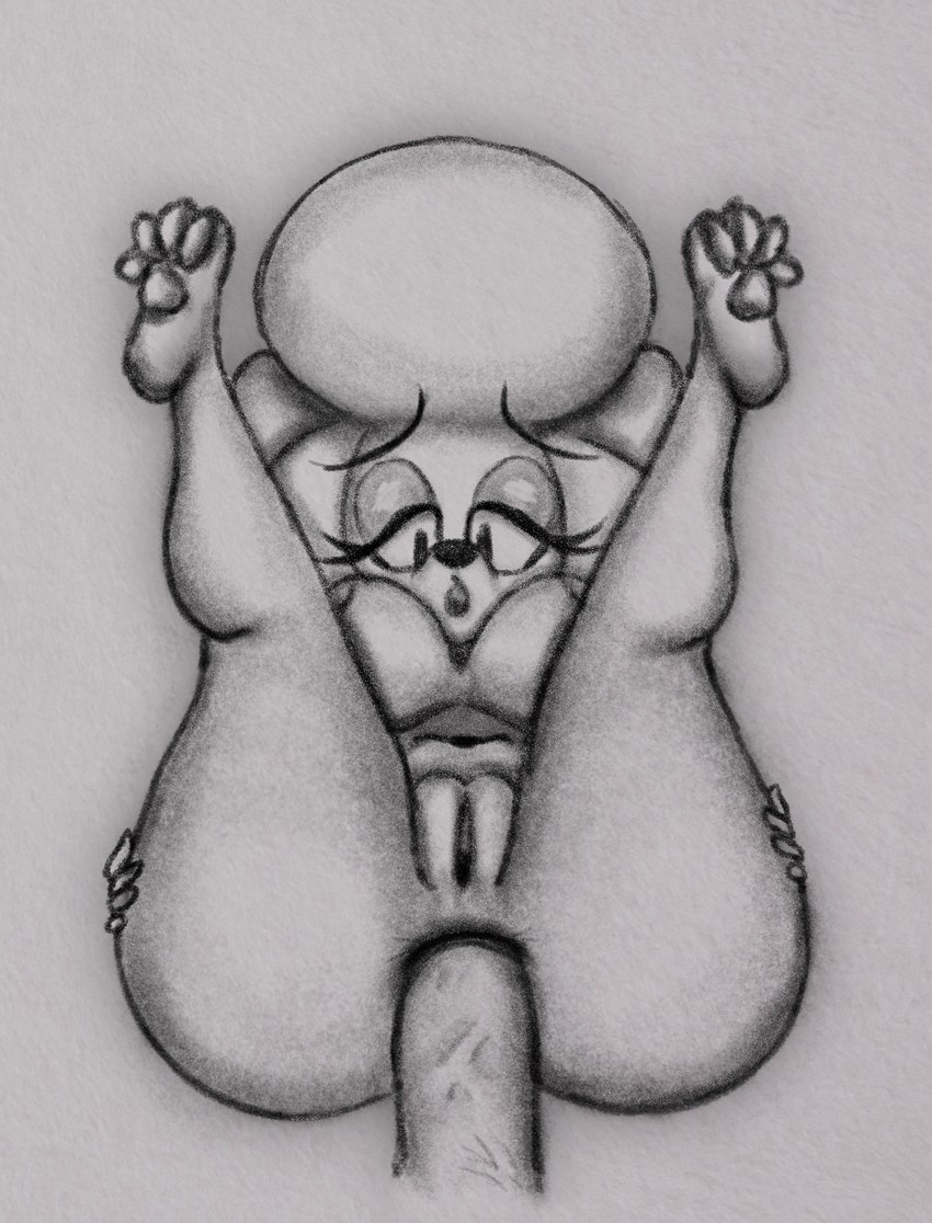 anal anal_penetration anthro big_breasts big_butt breasts butt disembodied_penis duo female genitals humanoid_genitalia humanoid_penis looking_at_viewer looking_down male male/female paws penetration penis pussy short_stack simple_background solo_focus spread_butt spreading thick_thighs promedio webby_(undurscore) canid canine canis domestic_dog mammal poodle graphite_(artwork) greyscale hi_res monochrome traditional_media_(artwork)