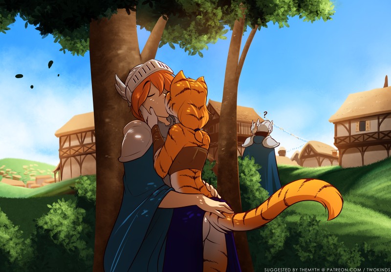 daniels and therie sah-van (twokinds) created by tom fischbach