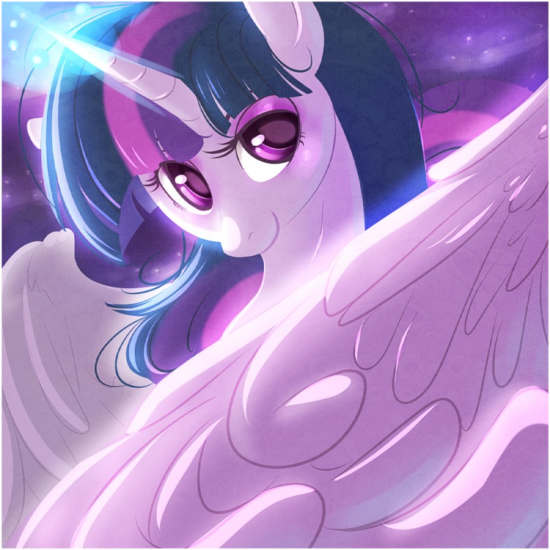 danillama feathered_wings feathers female feral fur hair horn multicolored_hair purple_body purple_feathers purple_fur purple_hair smile solo two_tone_hair wings kayla-la friendship_is_magic hasbro my_little_pony mythology twilight_sparkle_(mlp) equid equine mammal mythological_creature mythological_equine winged_unicorn 1:1