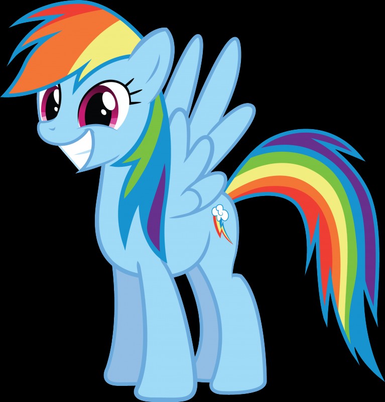 rainbow dash (friendship is magic and etc) created by thecrusius (artist)