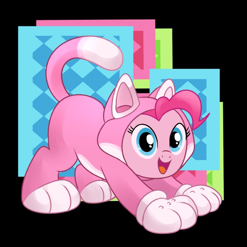 cat peach and pinkie pie (friendship is magic and etc) created by madmax