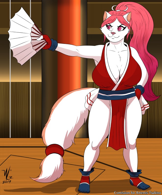 artemis tsukino and mai shiranui (king of fighters and etc) created by denlusty