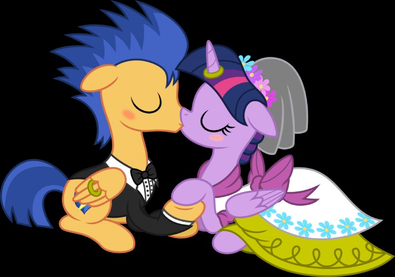 flash sentry and twilight sparkle (friendship is magic and etc) created by unknown artist