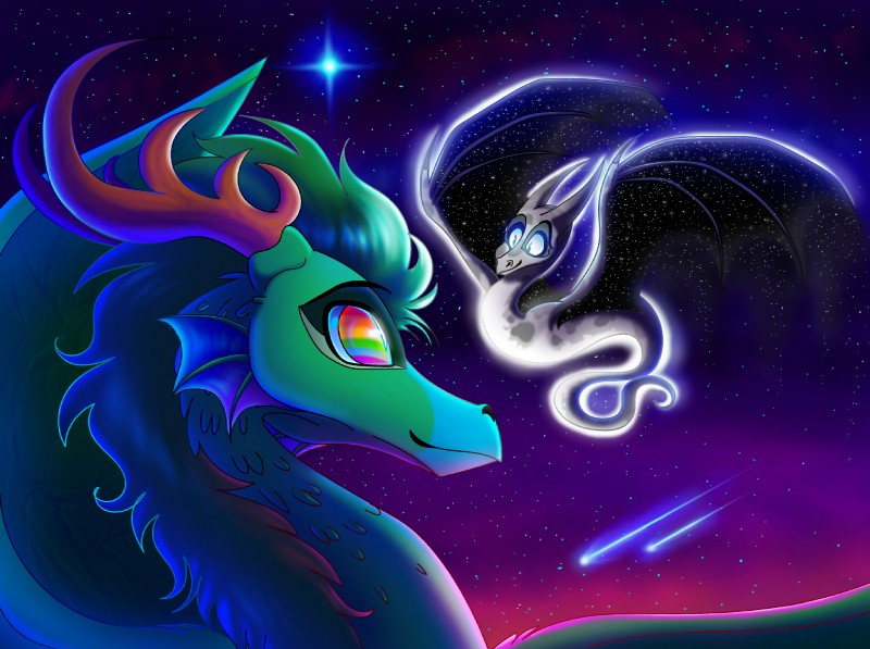 earth and luna (european mythology and etc) created by plaguedogs123