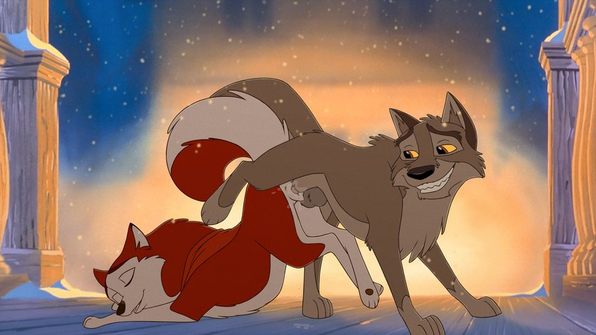 balto and jenna (universal studios and etc) created by the giant hamster