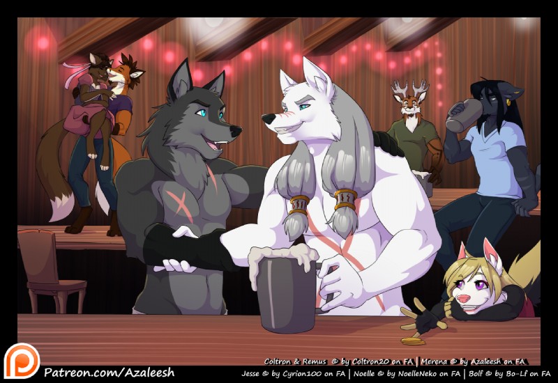 female group male text azaleesh bolf_(bo-lf) coltron_(coltron20) jesse_(cyrion100) merena_(azaleesh) noelle_(noelleneko) raigan remus_crassus canid canine canis domestic_cat domestic_dog felid feline felis mammal wolf url