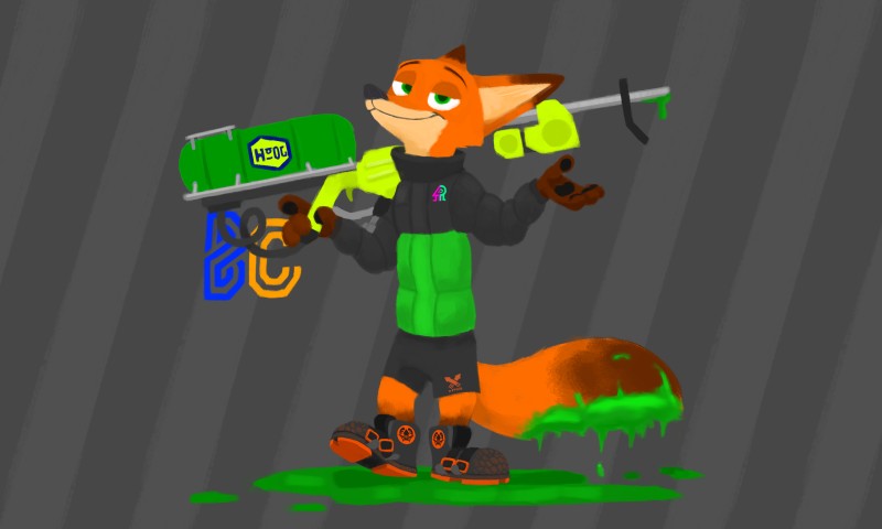nick wilde (nintendo and etc) created by theblueberrycarrots