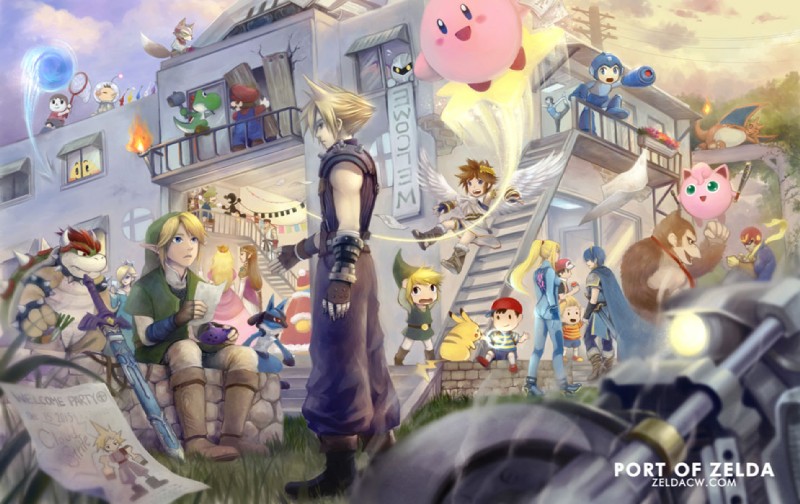 villager, donkey kong, mega man, ryu, robin, and etc (sonic the hedgehog (series) and etc) created by zelda c wang