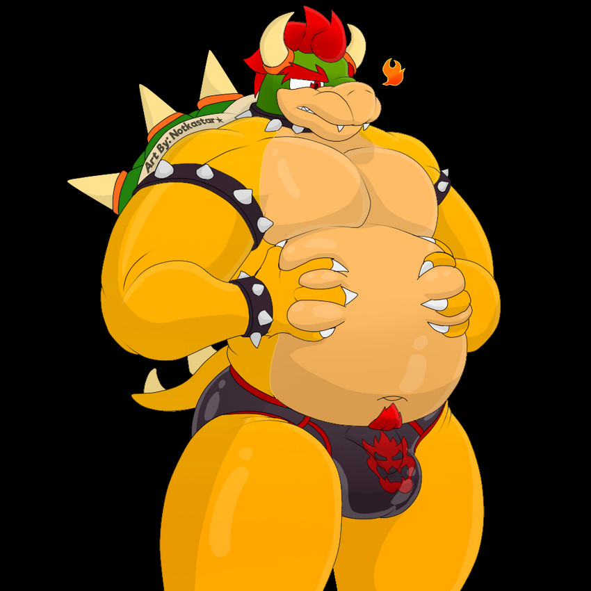 bowser (mario bros and etc) created by notkastar