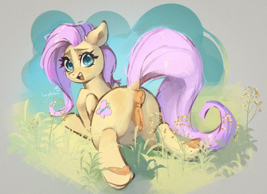 anus avian_butt blush bodily_fluids butt dock_(anatomy) equine_anus feathered_wings feathers female feral fur genital_fluids genitals hair looking_at_viewer nude pink_hair puffy_anus raised_tail smile solo tail tail_anus wings yellow_body tea_patriarch friendship_is_magic hasbro my_little_pony fluttershy_(mlp) equid equine horse mammal absurd_res digital_media_(artwork) hi_res