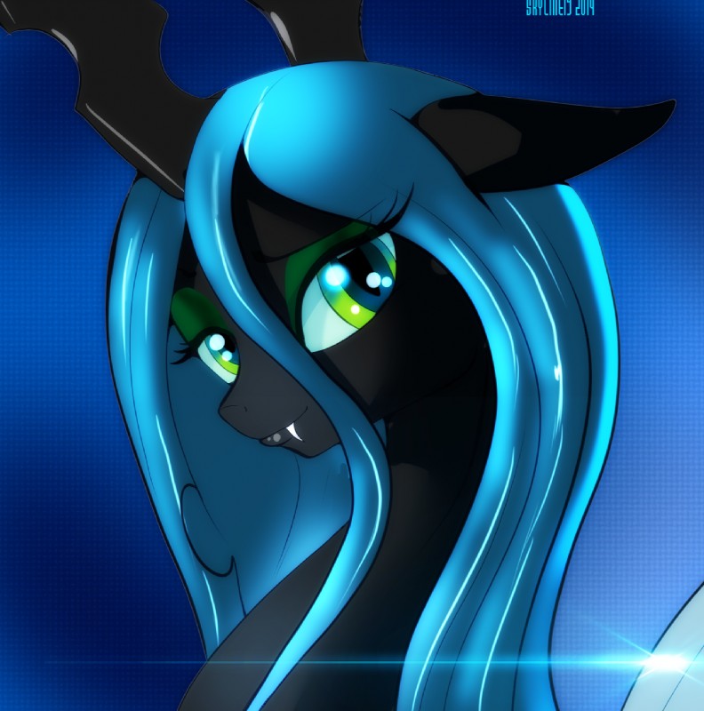 queen chrysalis (friendship is magic and etc) created by skyart301