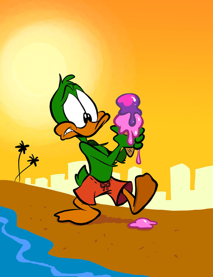 plucky duck (tiny toon adventures and etc) created by juneduck21