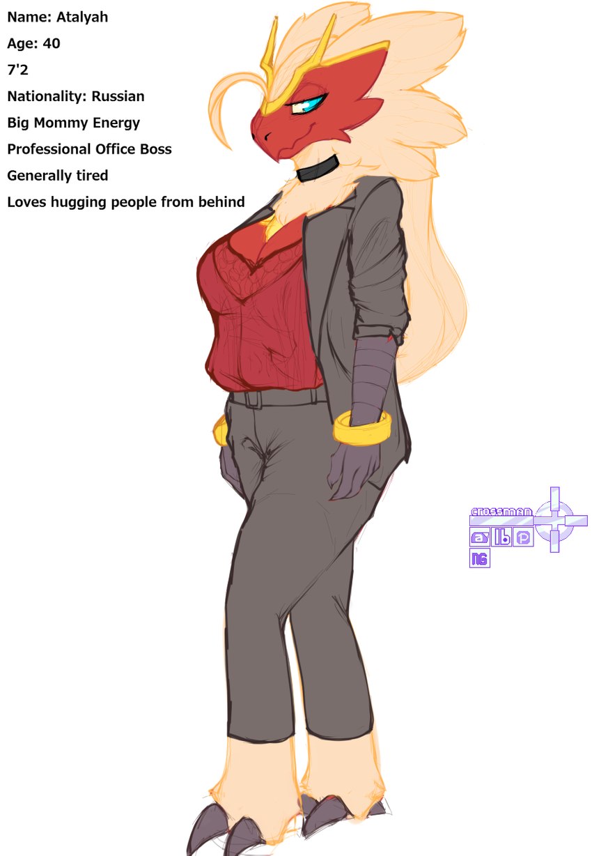 female text crossman nintendo pokemon fan_character blaziken generation_3_pokemon pokemon_(species) english_text hi_res