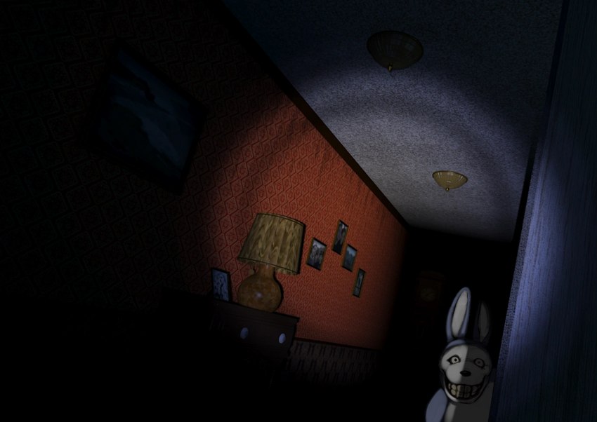 bonnie (five nights at freddy's 4 and etc) created by necroeddie