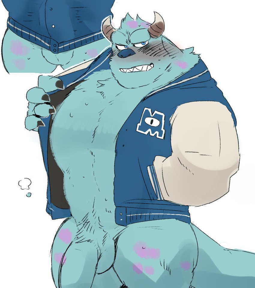 sulley (monsters university and etc) created by hyaku (artist)
