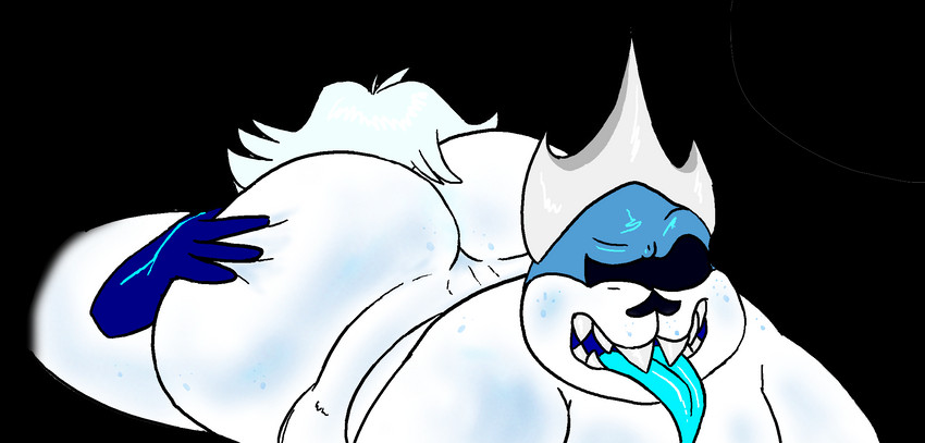 anal anthro big_butt butt duo face_in_ass huge_butt male male/male oral overweight overweight_male rimming sex sharp_teeth size_difference slightly_chubby small_dom_big_sub teeth sinood1e deltarune undertale_(series) king_spade rouxls_kaard darkner humanoid monster alpha_channel digital_media_(artwork) drawpile_(artwork) hi_res