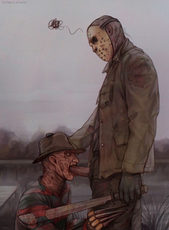 freddy krueger and jason voorhees (friday the 13th (series) and etc) created by totesfleisch8