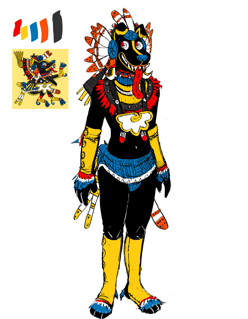 xolotl (mesoamerican mythology and etc) created by hladilnik