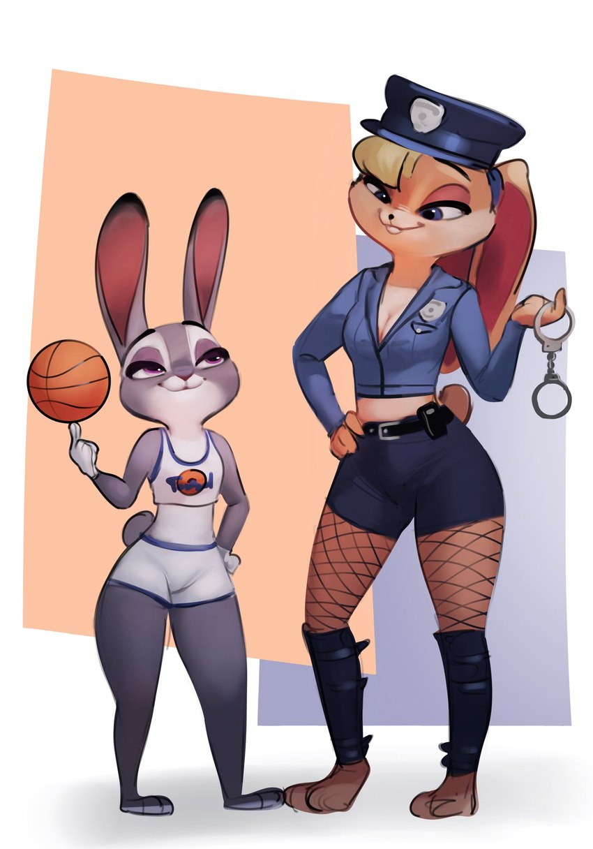 judy hopps and lola bunny (space jam: a new legacy and etc) created by qupostuv35