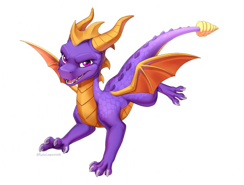 spyro (european mythology and etc) created by kyotoleopard