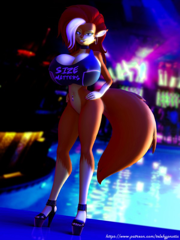 anthro big_breasts bottomless breasts clothed clothing female footwear hair high_heels multicolored_hair shoes solo text two_tone_hair telehypnotic vidavoxel_(modeler) marika_(teer) mammal rodent sciurid tree_squirrel 2018 3:4 3d_(artwork) absurd_res digital_media_(artwork) hi_res url