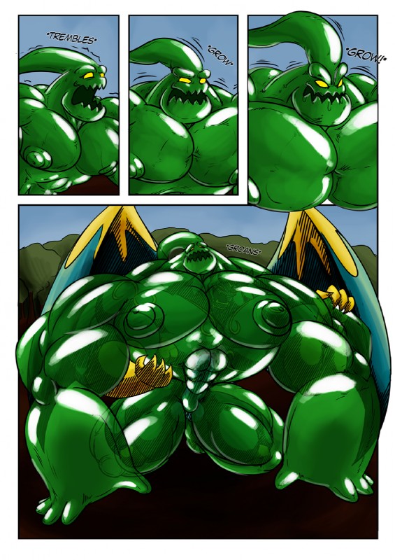 anal anal_penetration bulge butt duo genitals goo_transformation growth male muscle_growth muscular muscular_male muscular_sub nipples pecs penetration penis submissive transformation dragmon league_of_legends riot_games tencent galio_(lol) zac_(lol) gargoyle goo_creature 2017 comic hi_res